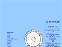 Tablet Screenshot of centralcarolinapoodleclub.org